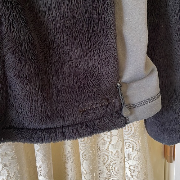 Eddie Bauer Fuzzy Fleece Zip Up - Picture 3 of 5